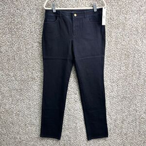 Lafayette 148 Jeans Women's‎ 8 Dark Indigo Blue Dark Wash Denim Skinny NWT